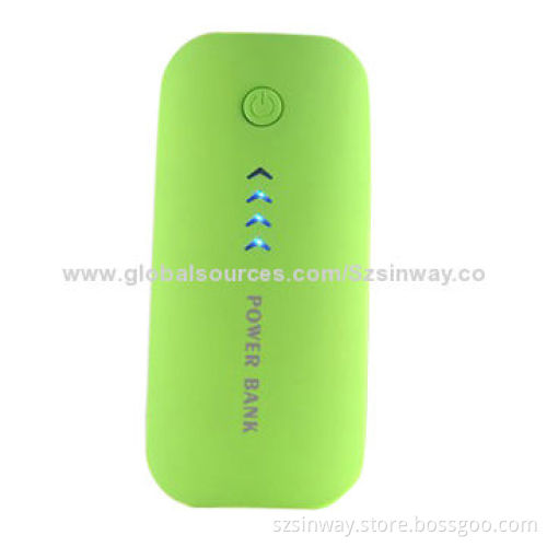 Promotional 5,200mAh Cheapest Power Bank/Portable Charger, Long Standby Time, 5V DC/1A InputNew